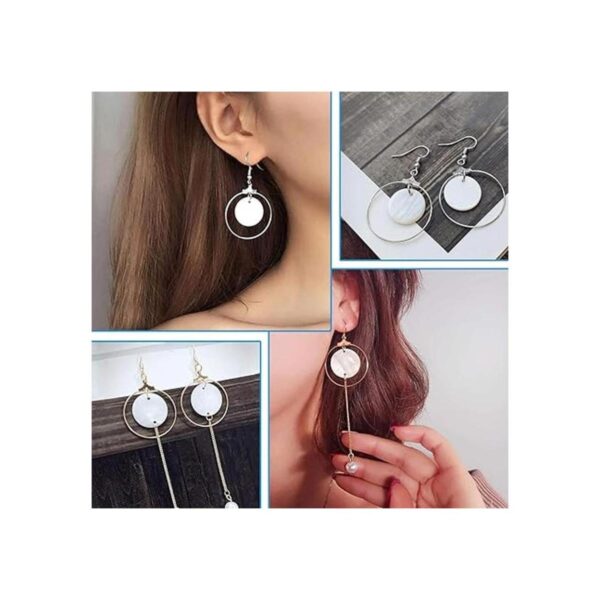 120 piezas de aretes de aro de acero inoxidable para
