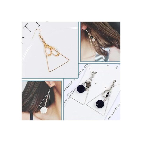 120 piezas de aretes de aro de acero inoxidable para