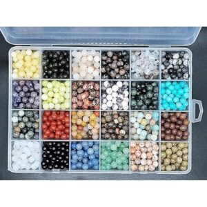 1200 cuentas redondas naturales de 0.236 pulgadas 0.236
