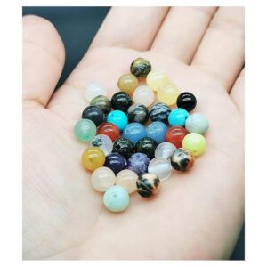 1200 cuentas redondas naturales de 0.236 pulgadas 0.236