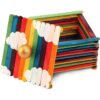 1200 palillos de 5.9 in de colores arco iris arte palillos