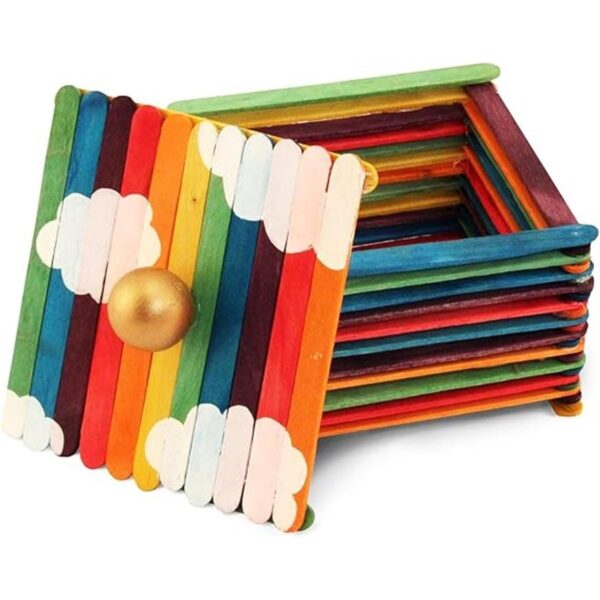 1200 palillos de 5.9 in de colores arco iris arte palillos