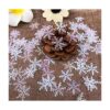 1200 piezas de confeti de copo de nieve azul y blanco con
