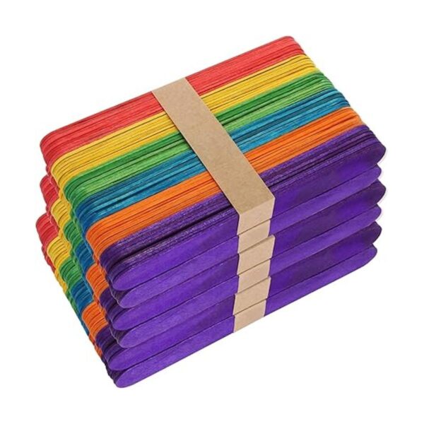 1200 palillos de 5.9 in de colores arco iris arte palillos