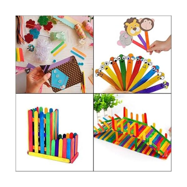 1200 palillos de 5.9 in de colores arco iris arte palillos