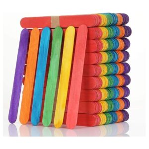 1200 palillos de 5.9 in de colores arco iris arte palillos