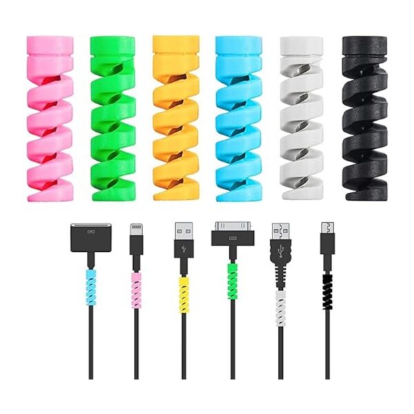 120 unidades de protector de cable de carga protector de