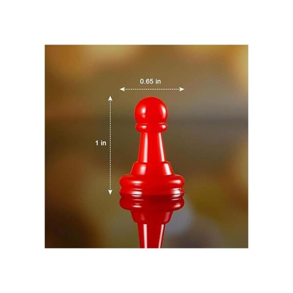 128 piezas de juego de mesa de plástico multicolor piezas_2