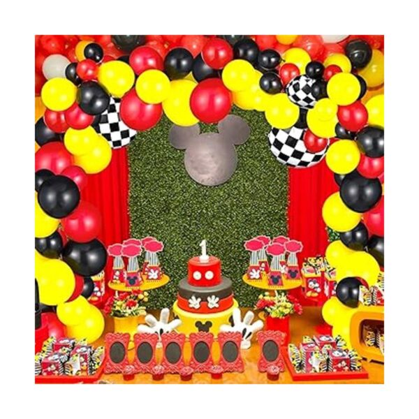 127 globos de carrera de automóvil suministros de fiesta_4