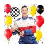 127 globos de carrera de automóvil suministros de fiesta_5