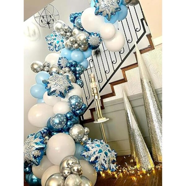 132 globos de metal de reina de nieve de hielo de doble_2