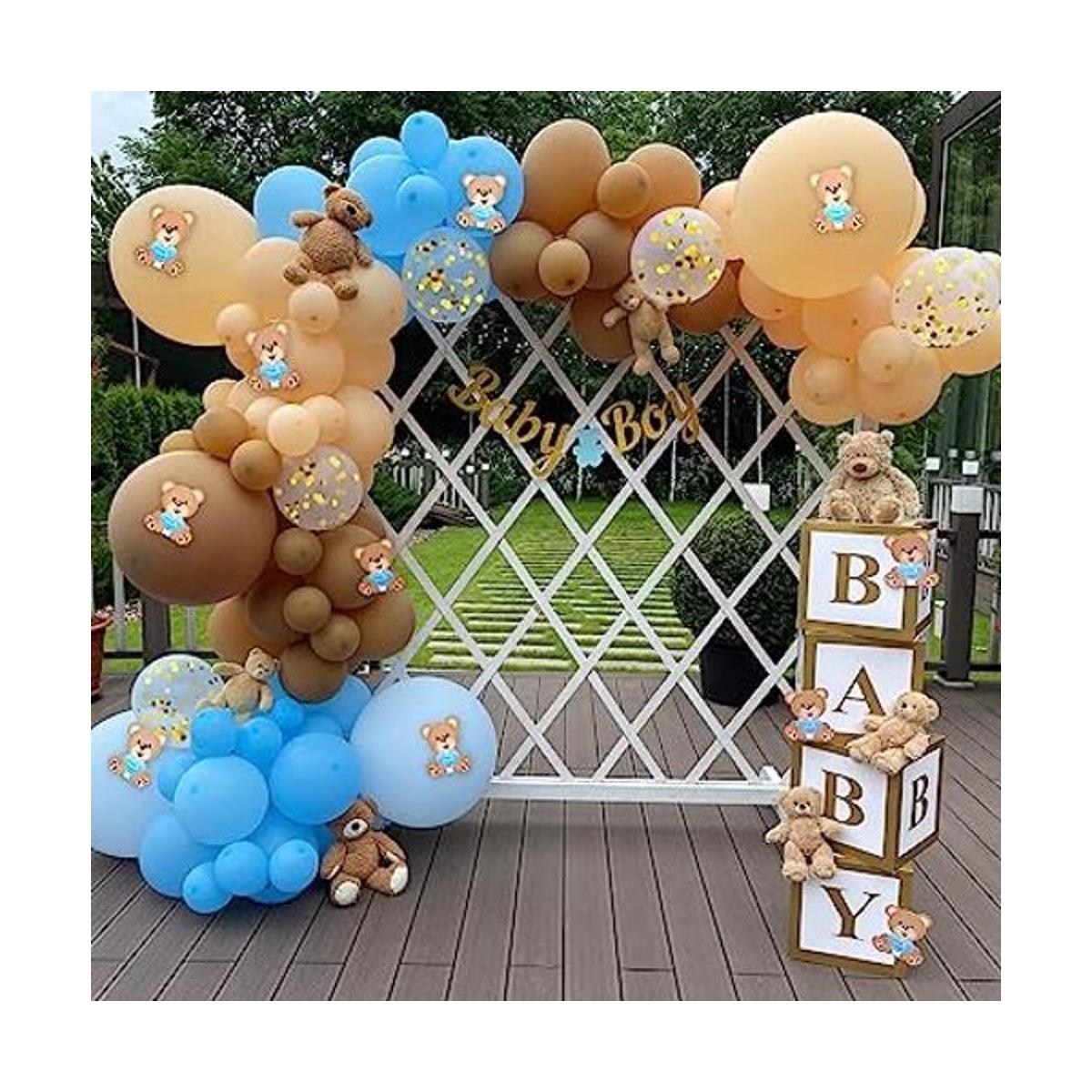 134 piezas de decoración prémium de oso de peluche para