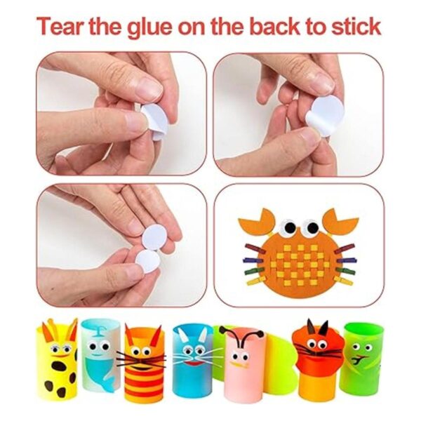 1330 piezas Googly Eyes autoadhesivas para manualidades