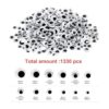 1330 piezas Googly Eyes autoadhesivas para manualidades