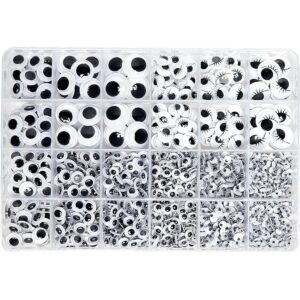 1330 piezas Googly Eyes autoadhesivas para manualidades