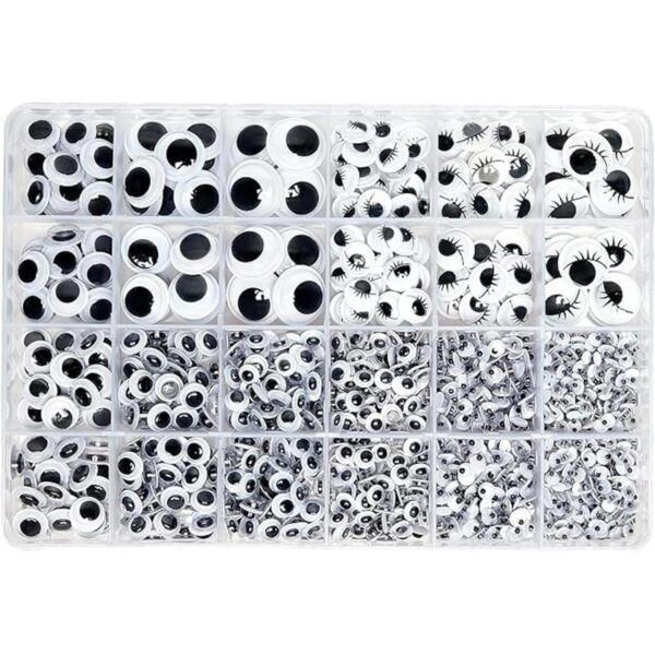 1330 piezas Googly Eyes autoadhesivas para manualidades