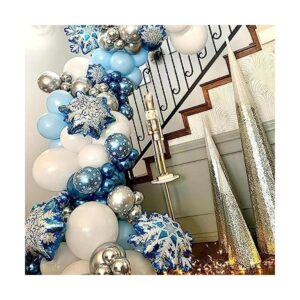 132 globos de metal de reina de nieve de hielo de doble_1