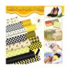 14 hojas de piel sintética con estampado de abeja limón y_6