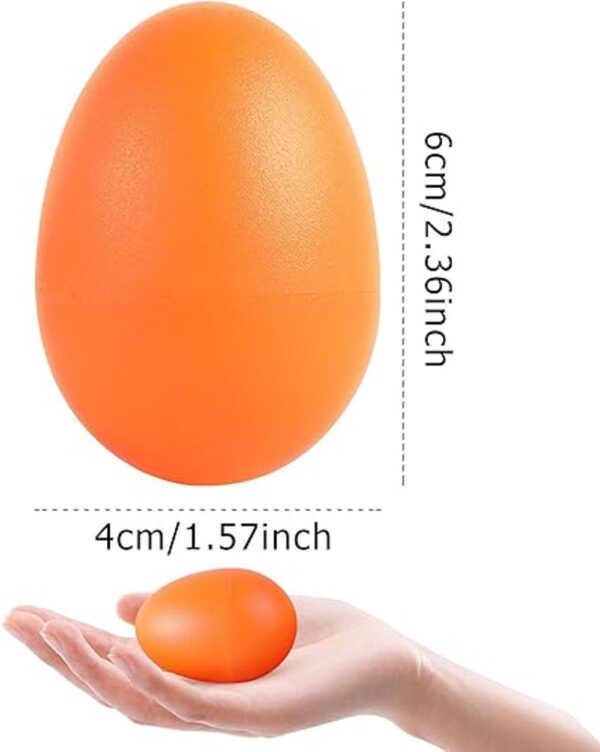 14 cocteleras de plástico para huevos de percusión huevos