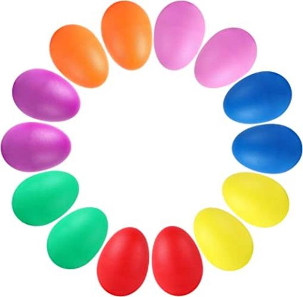 14 cocteleras de plástico para huevos de percusión huevos