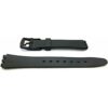 14 mm Negro hule Watch Band Material cómodo y duradero PVC_2