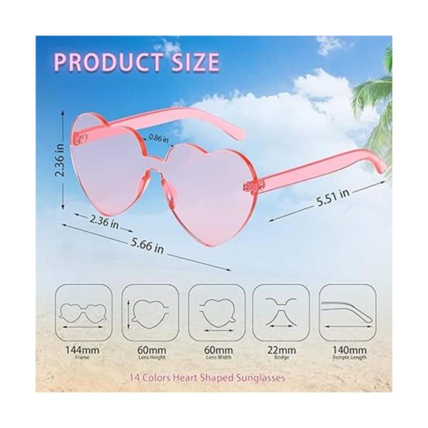 14 pares de lentes de sol de corazón para mujer_3