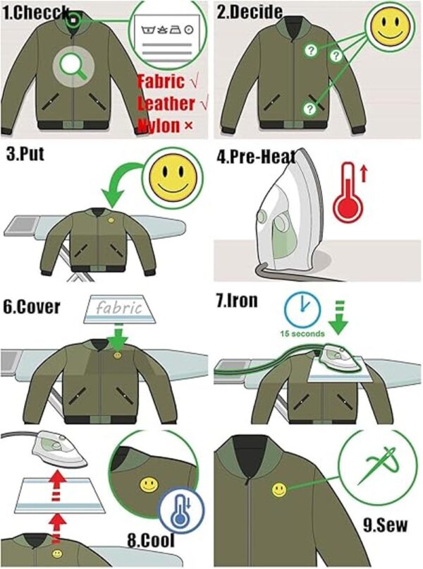 14 parches bordados con apliques de arcoíris insignias_6