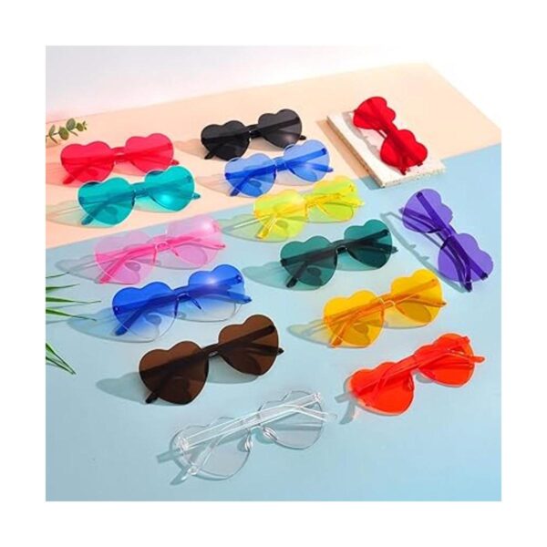 14 pares de lentes de sol de corazón para mujer_2