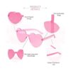 14 pares de lentes de sol de corazón para mujer_6