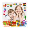 144 piezas de fieltro con formas preescolares para niños_2