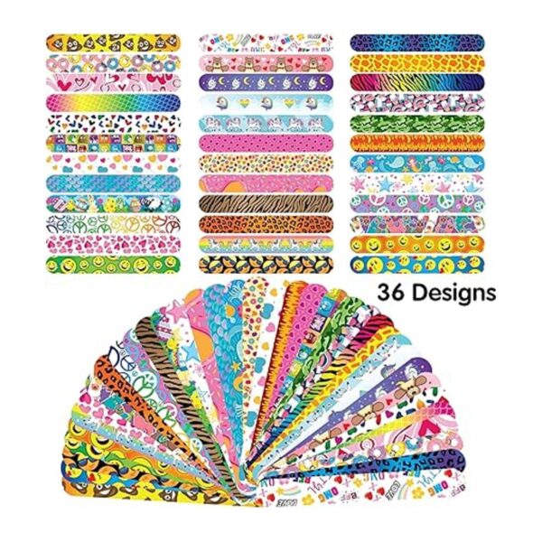 144 pulseras de bofetada con animales amistad diseño de_2