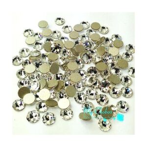 144 piezas de diamantes de imitación transparentes de