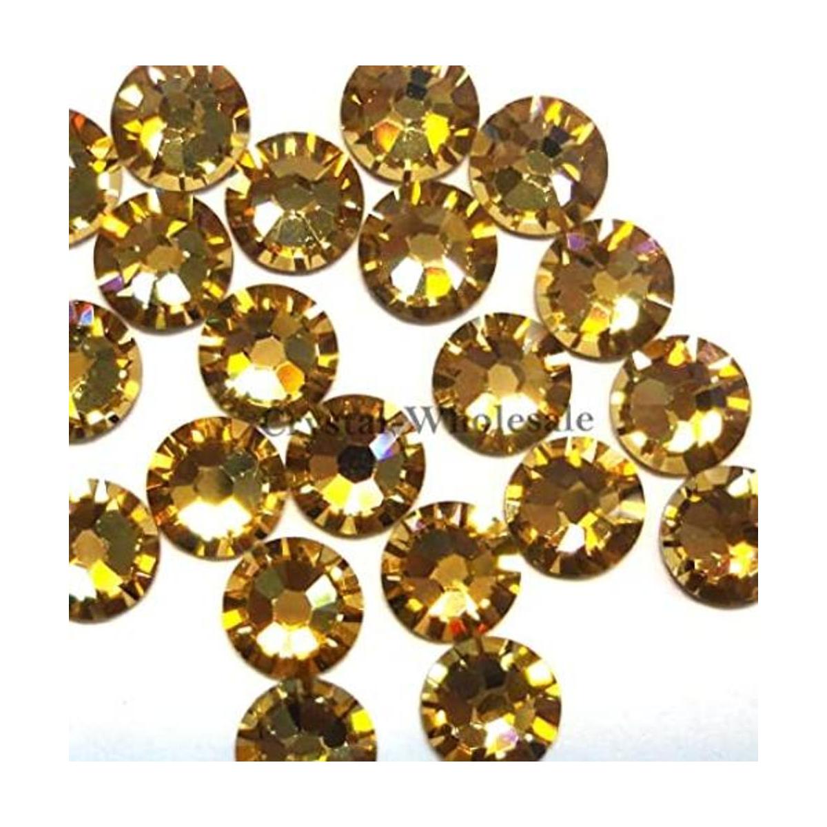 144 piezas de topacio Colorado claro 246 dorado y marrón