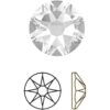 144 piezas de diamantes de imitación transparentes de
