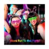 15 lentes con luz LED 15 piezas de diadema LED con orejas_6