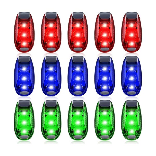 15 luces LED de seguridad clip en luces estroboscópicas_1