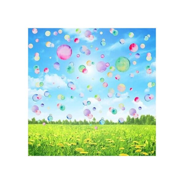 150 pegatinas de pared de lunares coloridos de PVC