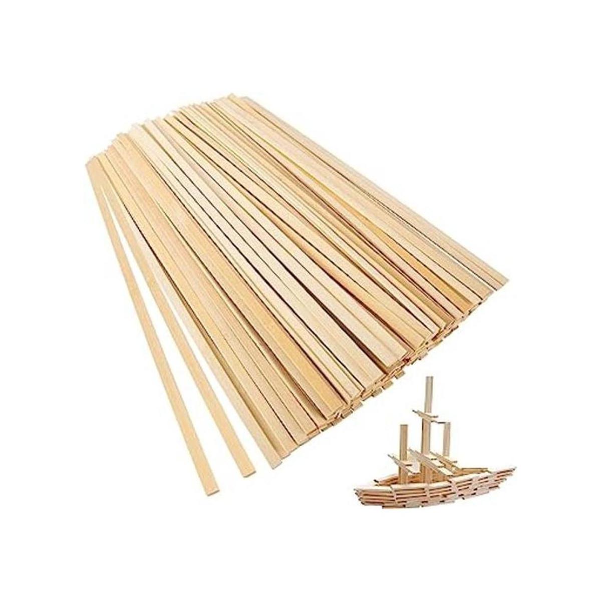 150 palitos de bambú natural extra largos de 15.7