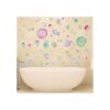 150 pegatinas de pared de lunares coloridos de PVC