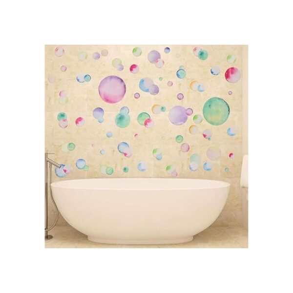 150 pegatinas de pared de lunares coloridos de PVC
