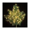 150 luces de Navidad de color blanco cálido con_3