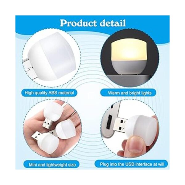 16 luces USB para la noche mini bombilla LED luz