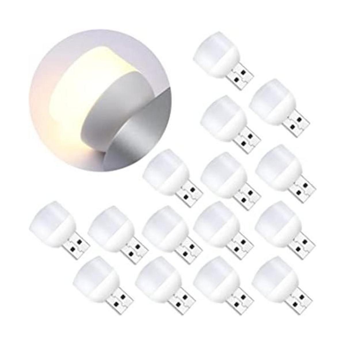 16 luces USB para la noche mini bombilla LED luz