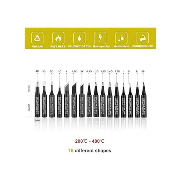 16 puntas de soldadura de 2952.8 ft sin plomo puntas de