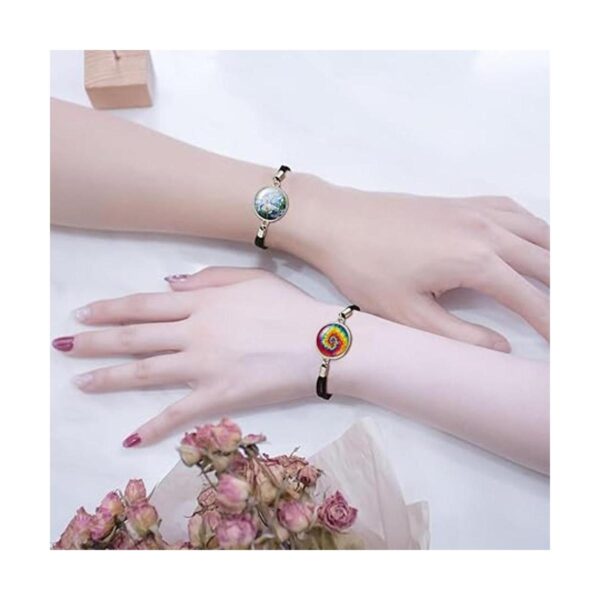 16 pulseras de sublimación de 0.787 in en blanco con bisel