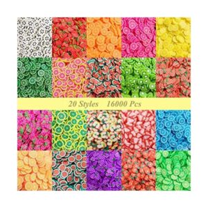 16000 piezas de frutas rebanadas encantos para hacer limo_1