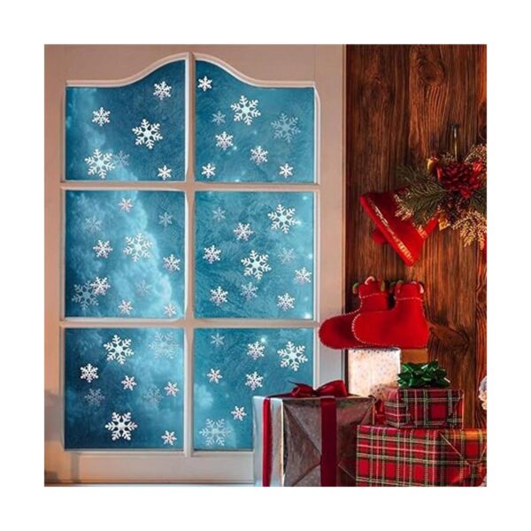 1600 Pieces 3 Size Snowflake Confetti Snowflake Glitter