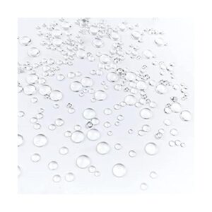1600 gotas de agua transparentes con gotas de rocío