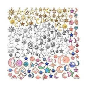 170pcs joyería celestial Charm colgantes varios esmalte
