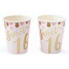 170 Piece Rose Gold Sweet 16 Birthday Decorations for_2